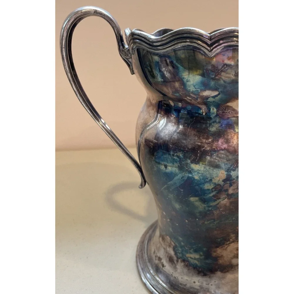 Antique Meriden B Company Silver Plated Loving Cup Trophy Urn Vase Ice Bucket
